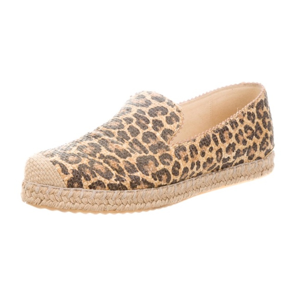 Stuart Weitzman Leopard Print Espadrille Flats - image 2